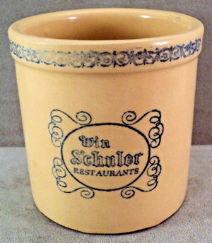 Win Schulers - Stoneware Crock (newer photo)